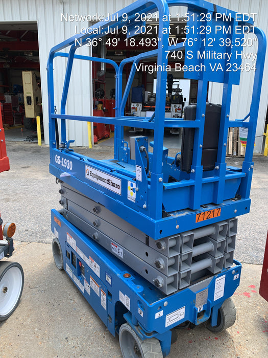 2020 Genie GS-1930 Standard Machine