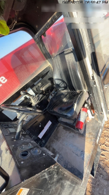 2019 Manitou MTA12042 120hp T4F, Cab/Heat/Air, Cab and Boom LED work lights, Auxiliary Hydraulics, Solid Tires, Amber strobe, Lift Hook 66" Carriage, 60" Forks