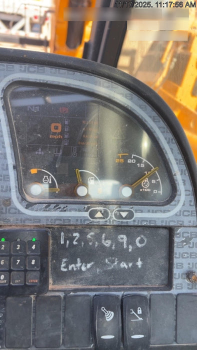 2020 JCB 512-56 Canopy, 74 HP, Solid Tires, STD Worklight, Beacon, Aux Hydraulics, Lifting Eye, Backup Alarm w/72" Carriage, 60" Forks