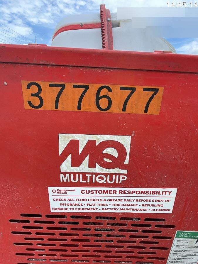 2023 MULTIQUIP MC12PH