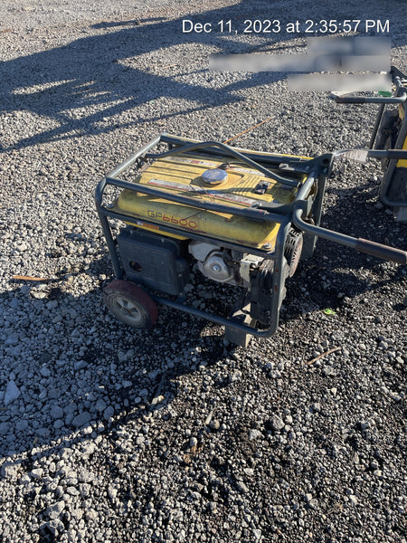 2020 Wacker Neuson GP6600A GP6600A GENERATOR,EPA, NON-CSA, WHEEL KIT
