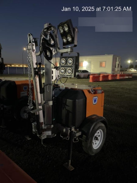 2024 Wanco WLTT-4MM4K Diesel, Deep Sea Controller, Shore Power Plug, Auto Start, (4) 350W LED Floodlights, 4kW Generator, 60 Gal Fuel Tank, 2" Ball, T3