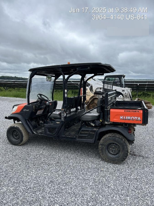 2020 Kubota RTV-X1140W-H 4WD, LED Strobe, Windshield Acrylic Clear, Plastic Canopy, Wire Harness Kit, Backup Alarm