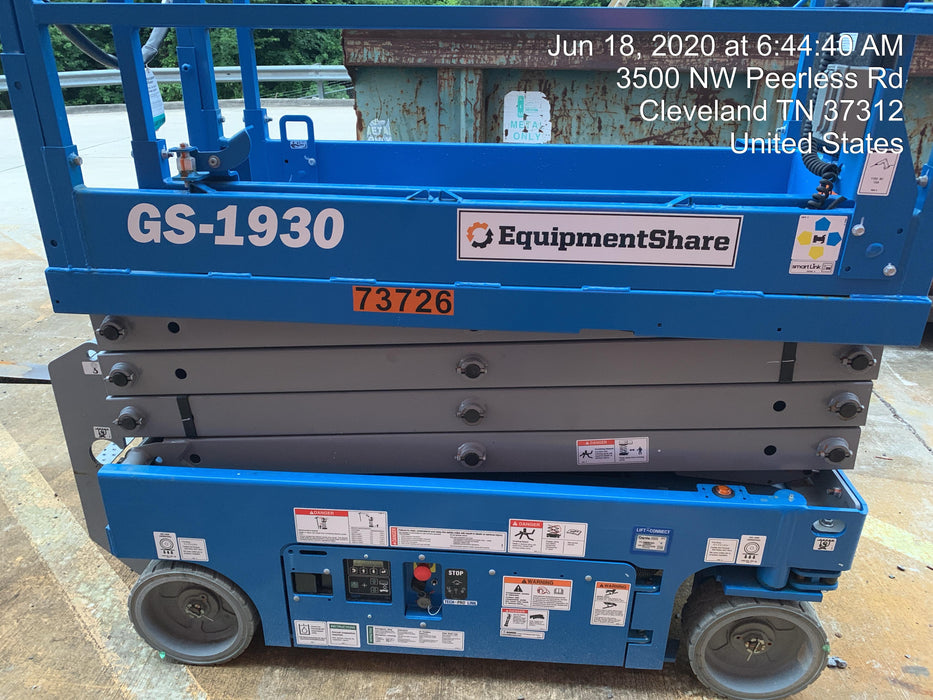 2020 Genie GS-1930 Fixed rails with chain entry gate - Pre A92.20