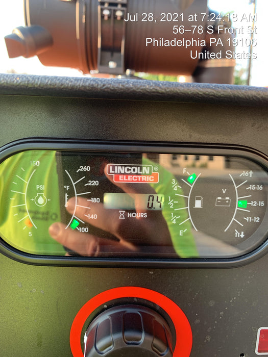 2021 Lincoln Electric Vantage 549X Ready Pak 3, ORANGE (includes trailer, cable rack, fender light kit)