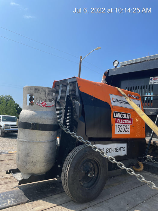 2021 Lincoln Electric Ranger 305 LPG LPG One-Pak (includes undercarriage, tank holder & tank strap) ORANGE