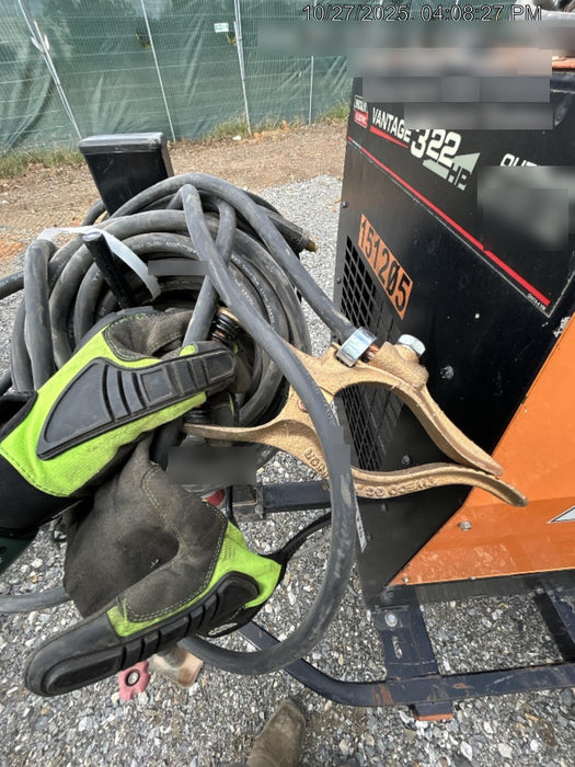 2021 Lincoln Electric Vantage 322 Vantage 322 Ready Pak 3 w/ Telematics & Decals, ORANGE (includes trailer, cable rack, fender light kit)