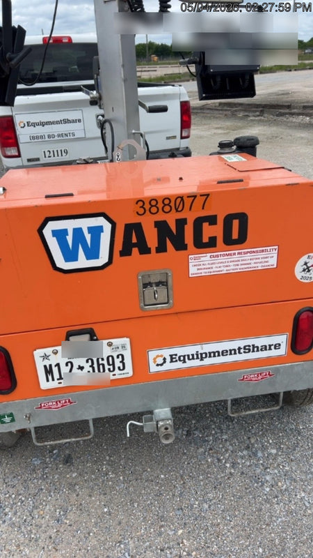 2024 Wanco WLTT-4MM4K Diesel, Deep Sea Controller, Shore Power Plug, Auto Start, (4) 350W LED Floodlights, 4kW Generator, 60 Gal Fuel Tank, 2" Ball, T3