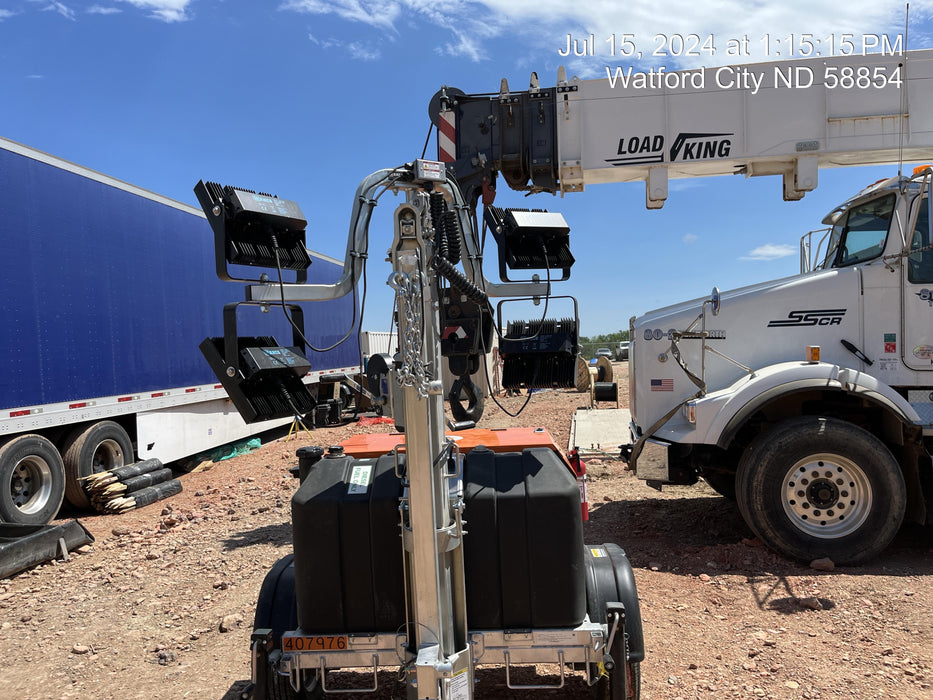 2024 Wanco WLTT-4MM4K Diesel, Deep Sea Controller, Shore Power Plug, Auto Start, (4) 350W LED Floodlights, 4kW Generator, 60 Gal Fuel Tank, 2" Ball, T3