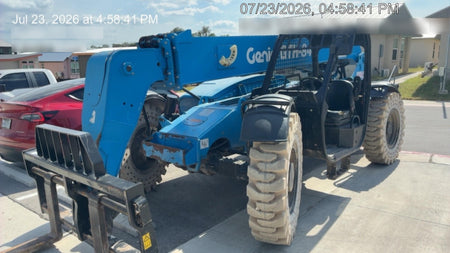 2017 Genie GTH-844 Diesel Engine, Solid Tires, 60" Carriage, Open ROPS