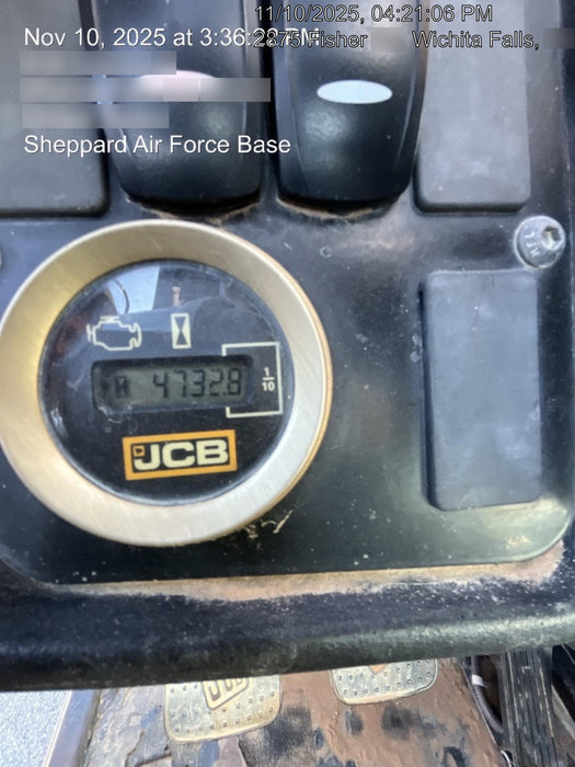 2019 JCB 512-56 109 HP w/Open ROPS, Beacon, Aux Hydraulics, Worklights, Solid Tires 60" Carriage/Forks