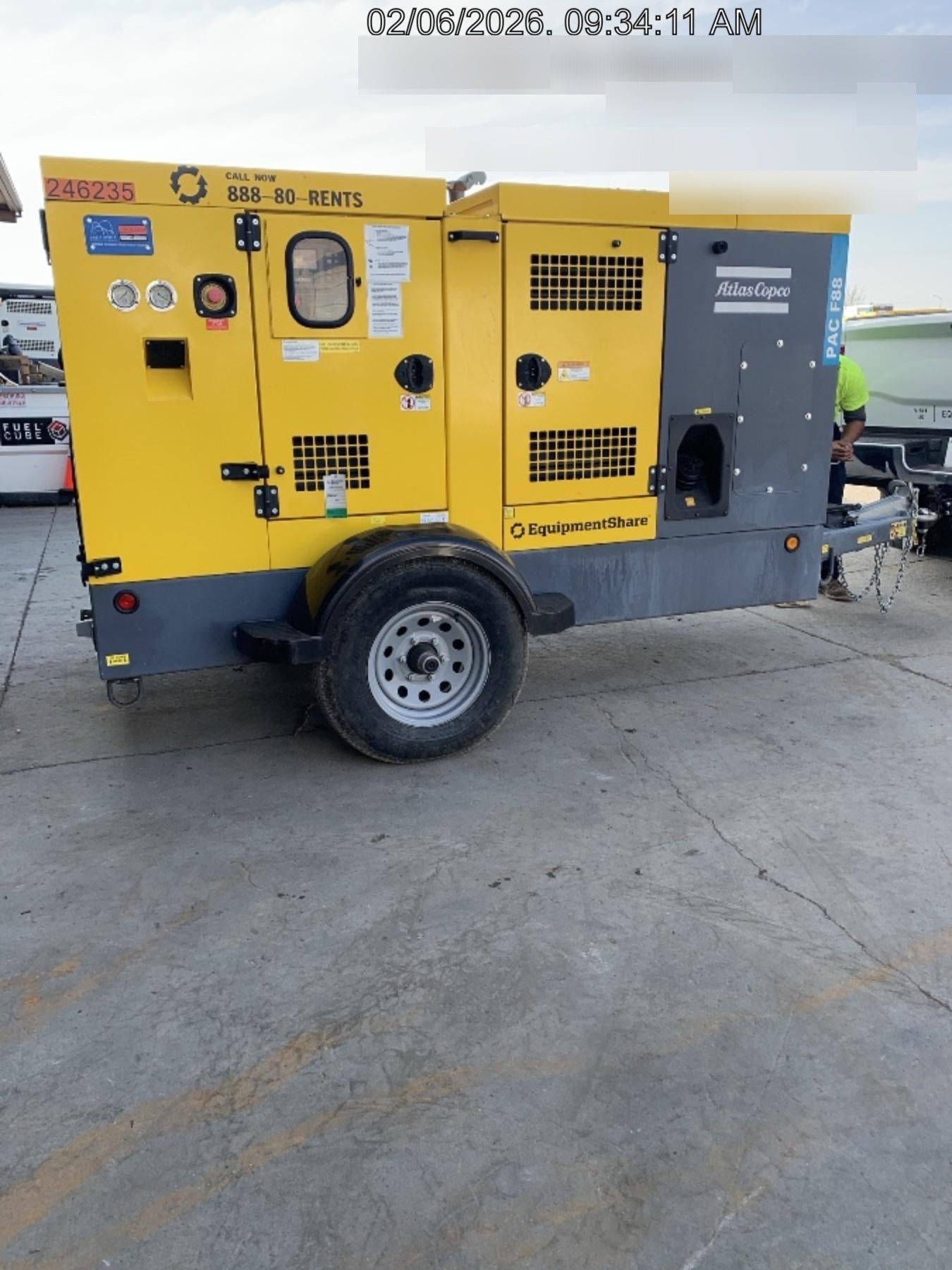 2022 ATLAS COPCO PAC F88 PD-S