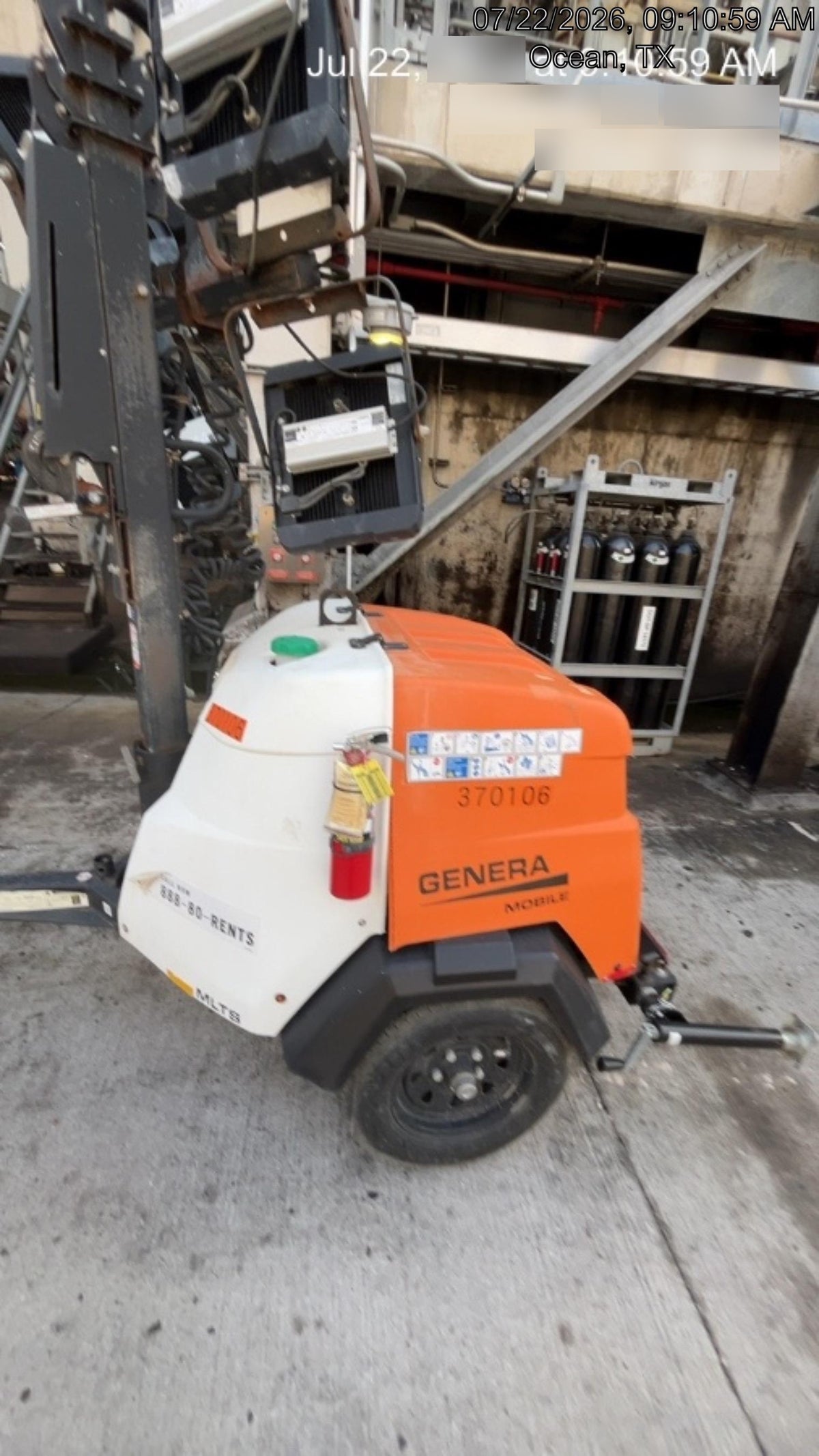 2023 Generac MLT2 Diesel, Flex Switch 120V Input, Powerzone Controller, 
(4) 320W LED Lights, 4kW Generator, 39.9 Gal Fuel Tank, 2" Ball, T3