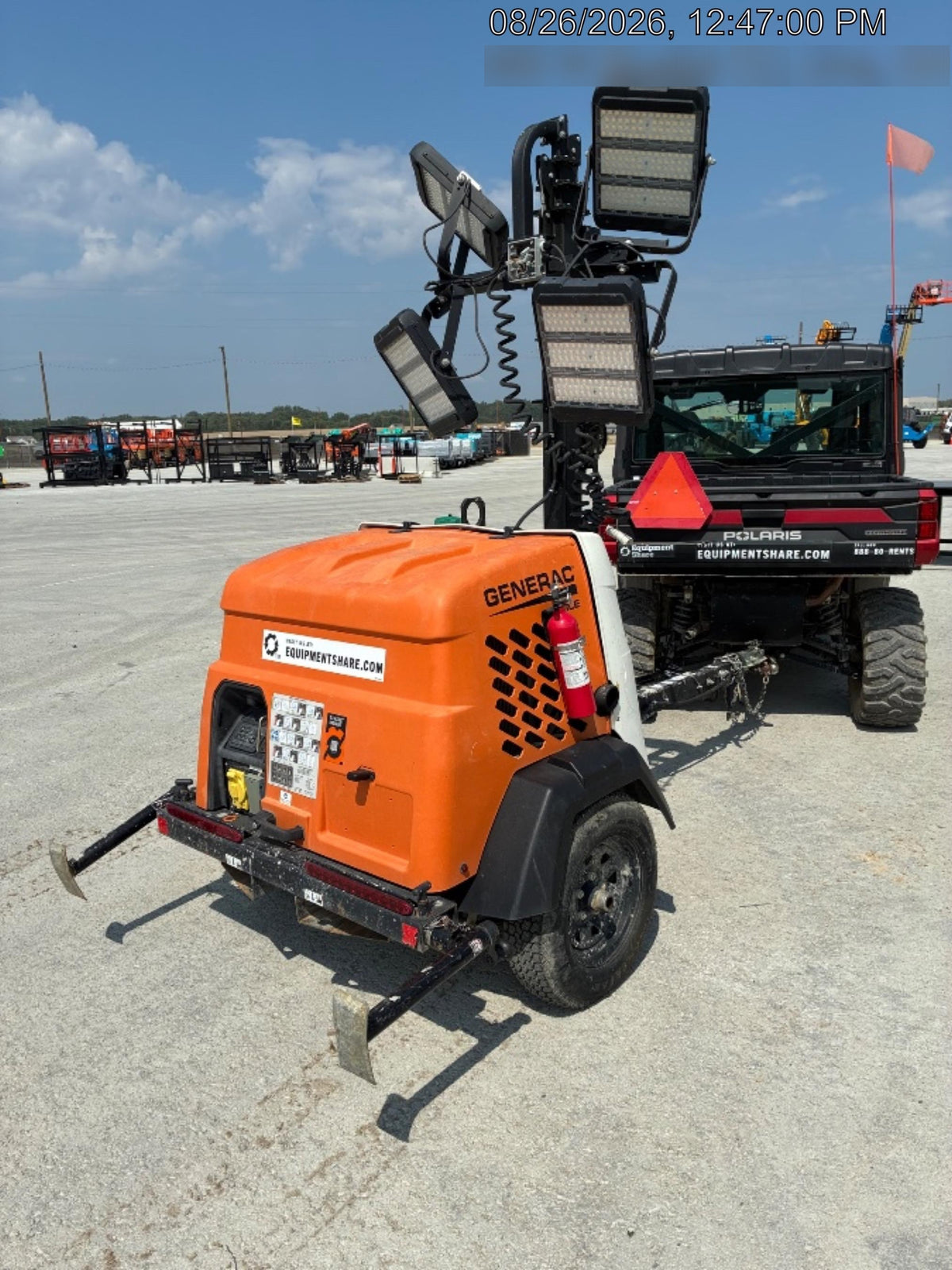 2023 Generac MLT2 Diesel, Flex Switch 120V Input, Powerzone Controller, (4) 320W LED Lights, 4kW Generator, 39.9 Gal Fuel Tank, 2" Ball, T3