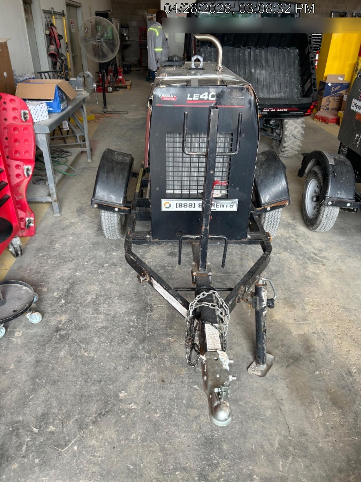 2024 Lincoln Electric LE400 Kubota V1505, Trlr, Cable Rack, Light Kit, ES Decals, T3
