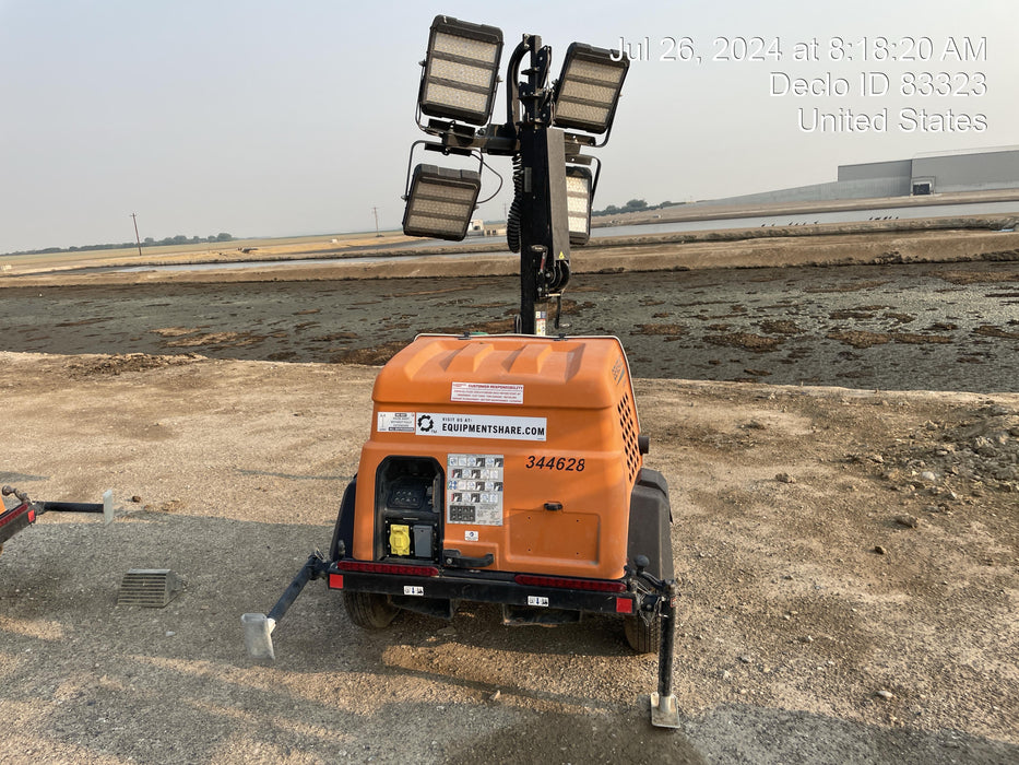 2023 Generac MLT2 Diesel, Flex Switch 120V Input, Powerzone Controller, (4) 320W LED Lights, 4kW Generator, 39.9 Gal Fuel Tank, 2" Ball, T3