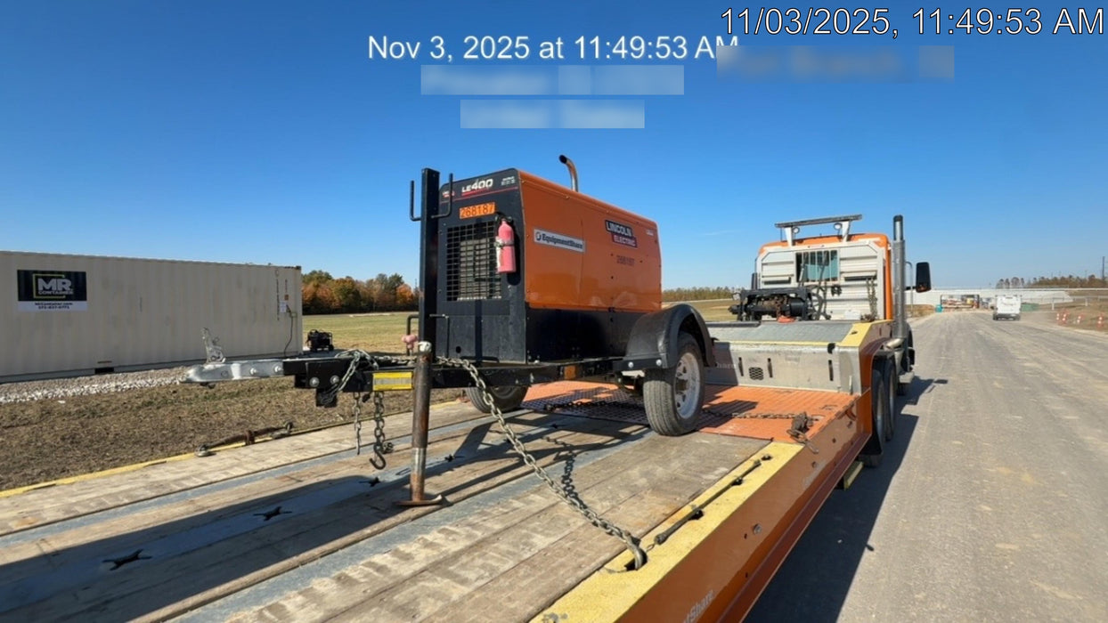 2022 Lincoln Electric LE400 Kubota V1505, Trlr, Cable Rack, Light Kit, ES Decals, T3