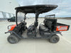 2022 Kubota RTV-X1140W-H Plastic Canopy, Windshield Acrylic Clear, LED Strobe Light, Wire Harness Kit, Back up Alarm