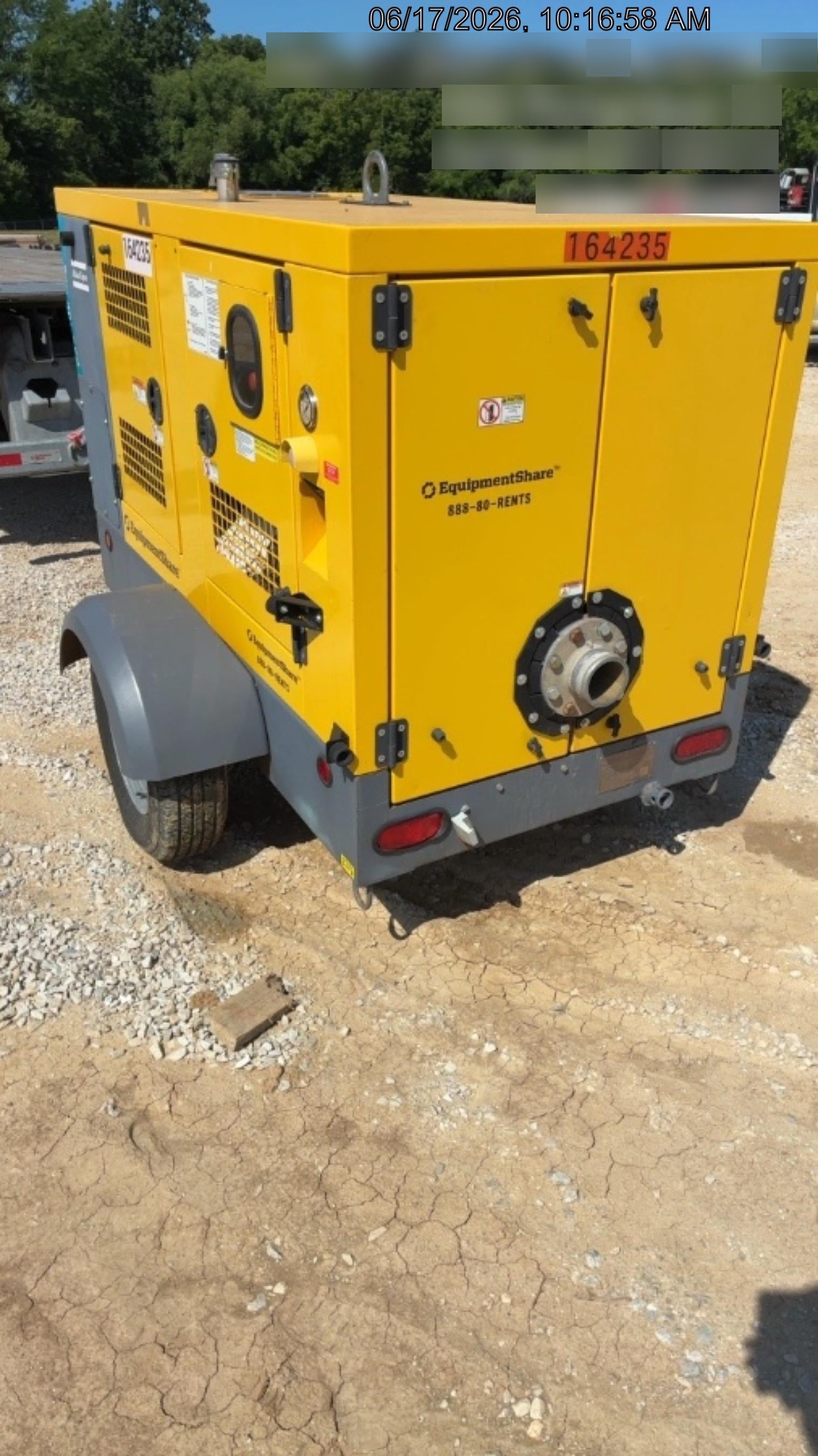 2021 ATLAS COPCO PAS 100 HF CS Enclosed