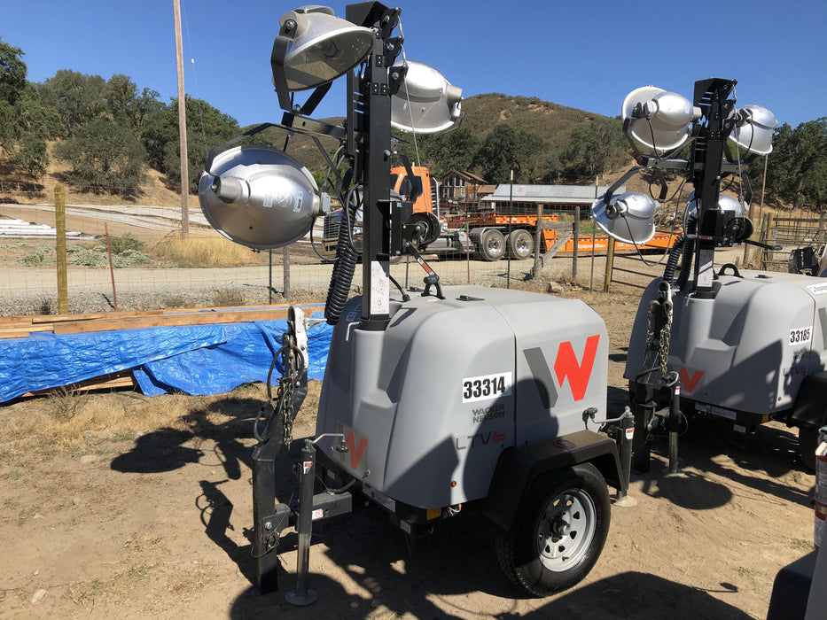 2019 Wacker Neuson LTV6L-MH Wacker Neuson LTV6L Mobile Light Tower w/Fuel Level Sensor Installed