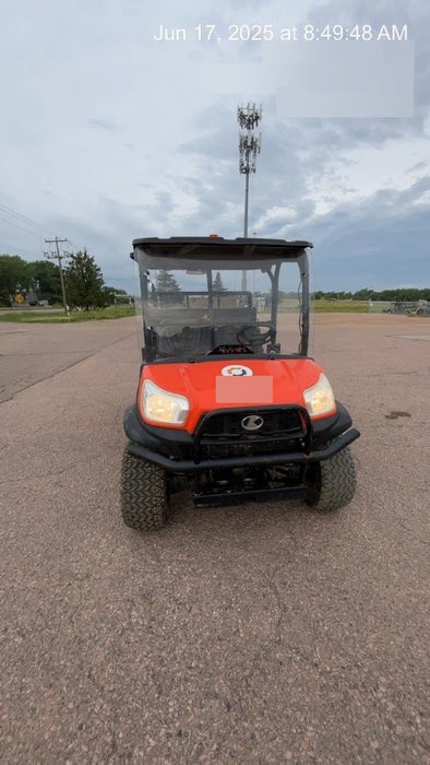 2019 Kubota RTV-X1140 4wd Utility Cart, LED Strobe, Windshield Tempered Glass, Pastic Canopy, Wire Harness Kit, Backup Alarm