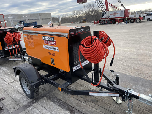 2022 Lincoln Electric LE400 Kubota V1505, Trlr, Cable Rack, Light Kit, ES Decals, T3