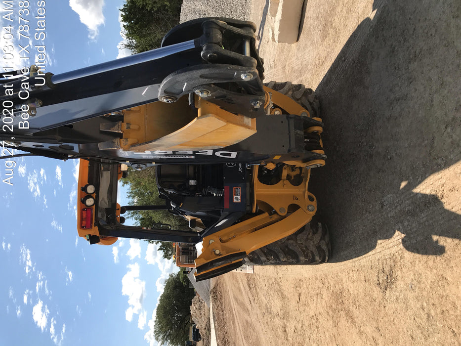 2020 John Deere 310LEP Canopy, 4WD, Standard Stick, Pilot Controls, 2 Way Hydraulics, TAG Manual QC