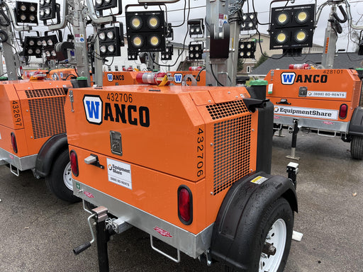 2024 Wanco WLTT-4MM4K Diesel, Deep Sea Controller, Shore Power Plug, Auto Start, (4) 350W LED Floodlights, 4kW Generator, 60 Gal Fuel Tank, 2" Ball, T3