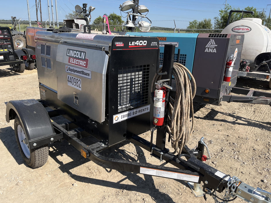 2024 Lincoln Electric LE400 Kubota V1505, Trlr, Cable Rack, Light Kit, ES Decals, T3