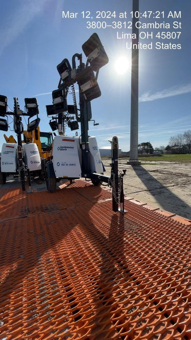 2023 Generac MLT2 Diesel, Flex Switch 120V Input, Powerzone Controller, 
(4) 320W LED Lights, 4kW Generator, 39.9 Gal Fuel Tank, 2" Ball, T3