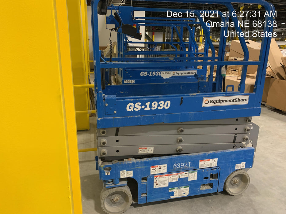 2020 Genie GS-1930 Standard Machine