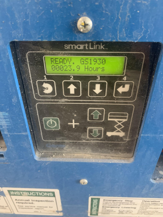 2020 Genie GS-1930 Solid Non Marking Tires, Beacon, Folding rails with half height swing gate, Telematics