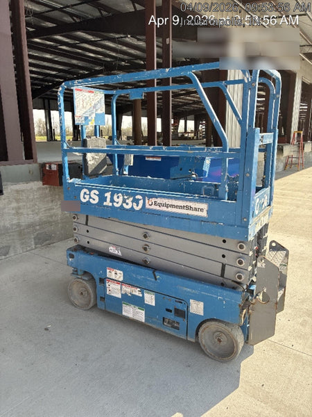 2020 Genie GS-1930 Solid Non Marking Tires, Beacon, Folding rails with half height swing gate