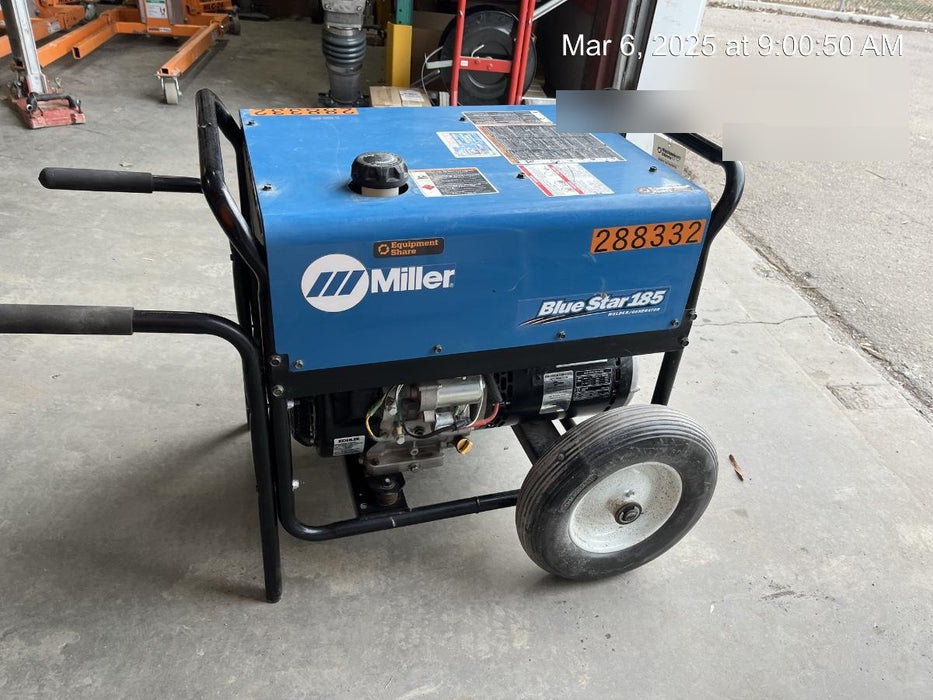 2023 Miller Electric Blue Star 185 Engine Driven Welder, Electric Start, 13 hp, Gas, 6,500 W Peak 907664