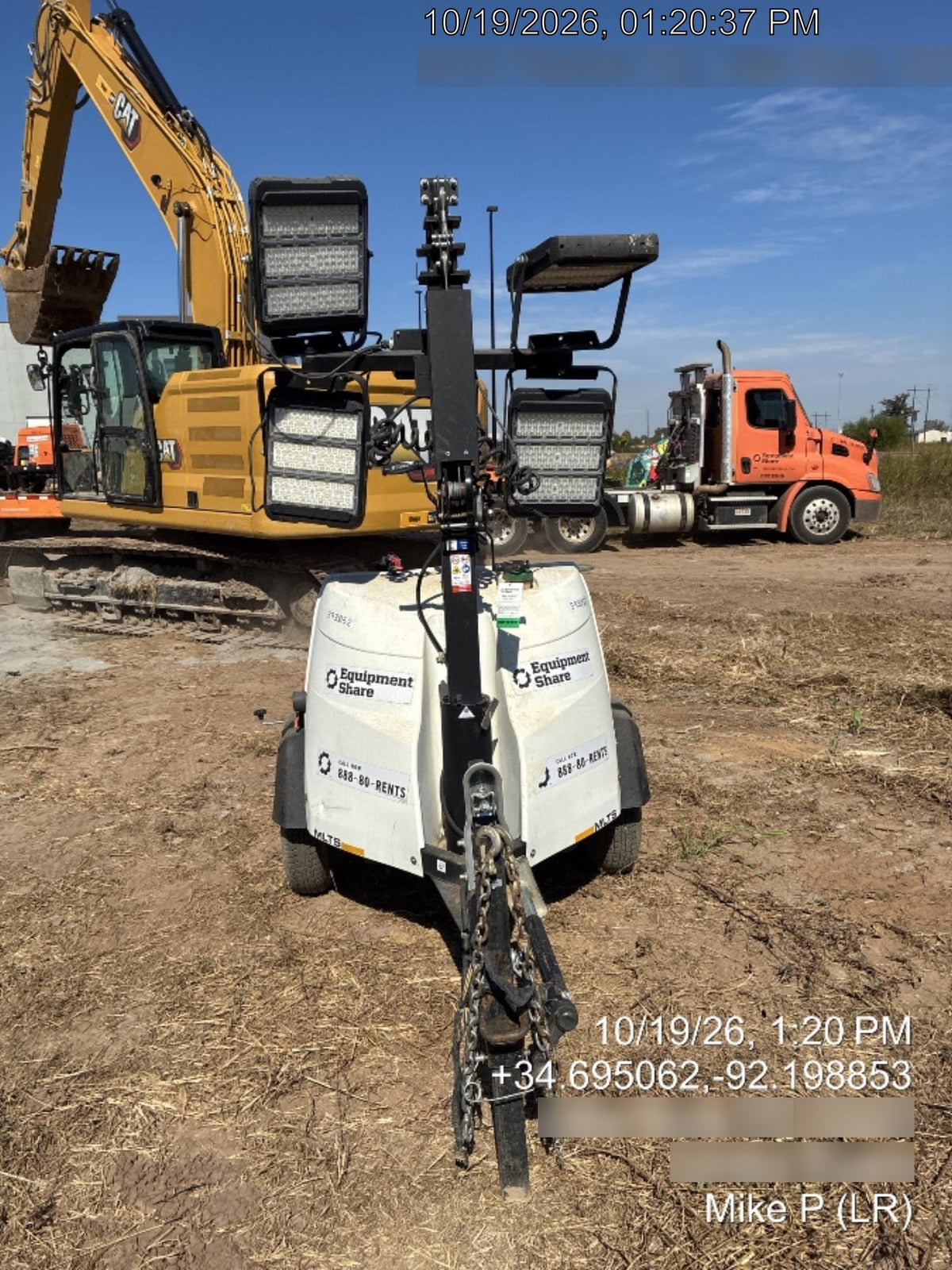 2024 Generac MLT2 Diesel, Flex Switch 120V Input, Powerzone Controller, 
(4) 320W LED Lights, 4kW Generator, 39.9 Gal Fuel Tank, 2" Ball, T3