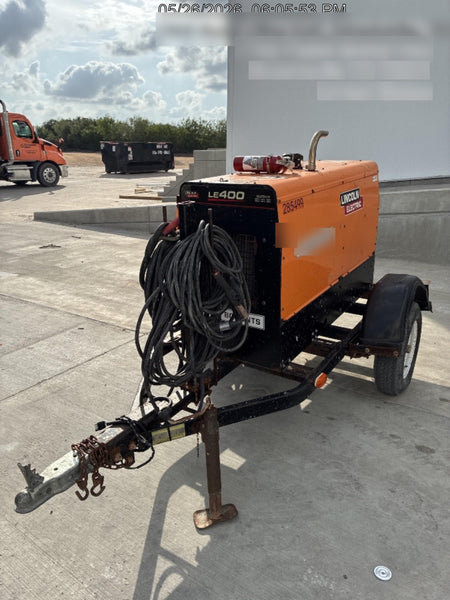 2022 Lincoln Electric LE400 Kubota V1505, Trlr, Cable Rack, Light Kit, ES Decals, T3