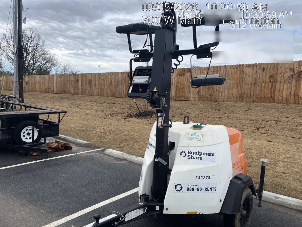 2023 Generac MLT2 Diesel, Flex Switch 120V Input, Powerzone Controller, (4) 320W LED Lights, 4kW Generator, 39.9 Gal Fuel Tank, 2" Ball, T3