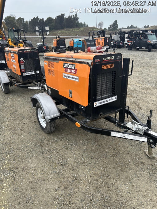 2022 Lincoln Electric LE400 Kubota V1505, Trlr, Cable Rack, Light Kit, ES Decals, T3