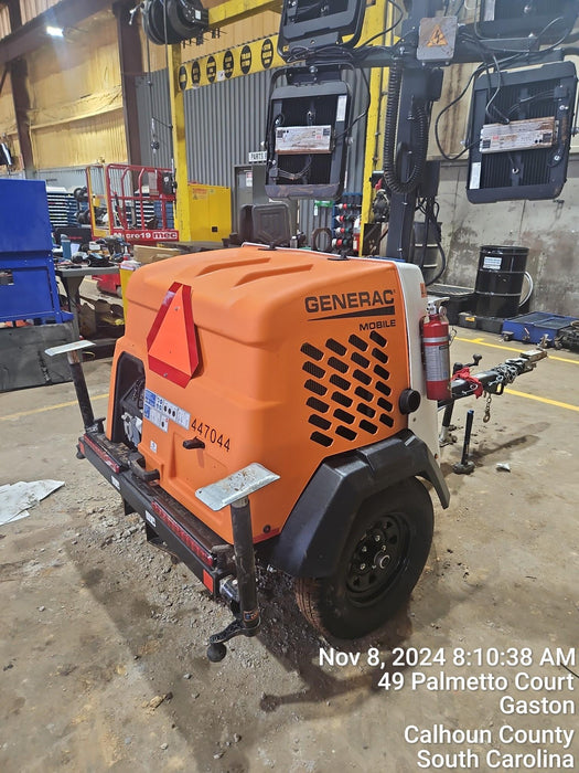 2024 Generac MLT6SKDS-STD4 ELEC WINCH Diesel, Electric Winch Mast, Powerzone Controller, (4) 320W LED Lights, 4kW Generator, 39.9 Gal Fuel Tank, 2" pintle, T3