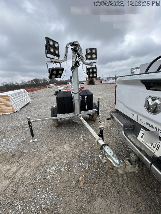 2024 Wanco WLTT-4MM4K Diesel, Mitsubishi L2E, 9.0HP @1800 rpm, Deep Sea Controller, Shore Power Plug, Auto Start, (4) 350W LED Floodlights, 4kW Generator, 60 Gal Fuel Tank, 2" Ball, T3