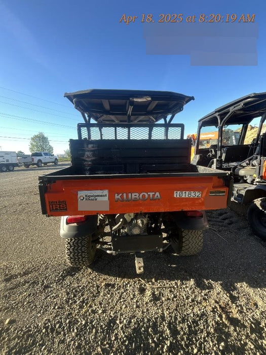 Kubota RTV-X1140W-H 4WD, LED Strobe, Windshield Acrylic Clear, Plastic Canopy, Wire Harness Kit, Backup Alarm