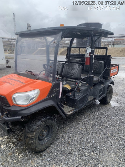 2021 Kubota RTV-X1140W-H Plastic Canopy, Windshield Acrylic Clear, LED Strobe Light, Wire Harness Kit, Back up Alarm