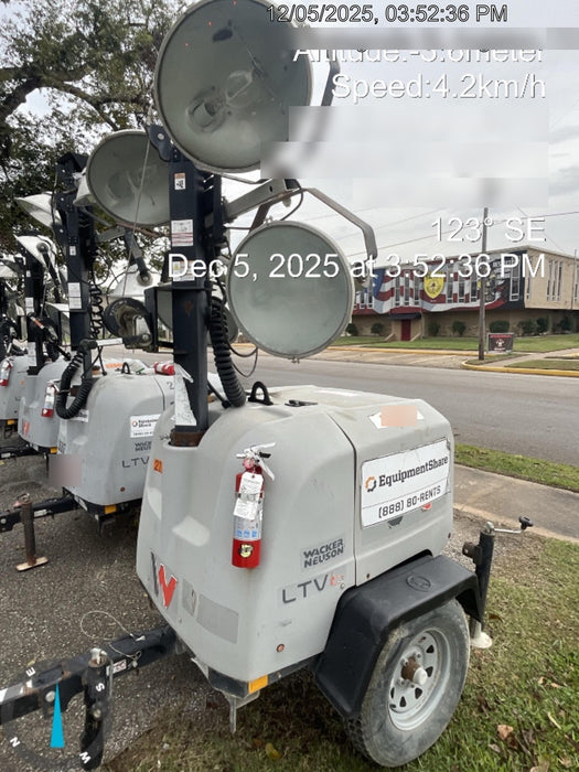 2019 Wacker Neuson LTV6L-MH Wacker Neuson LTV6L Mobile Light Tower w/Fuel Level Sensor Installed