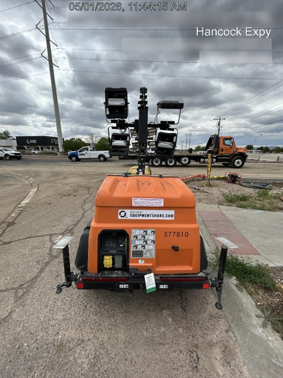 2023 Generac MLT2 Diesel, Flex Switch 120V Input, Powerzone Controller, 
(4) 320W LED Lights, 4kW Generator, 39.9 Gal Fuel Tank, 2" Ball, T3