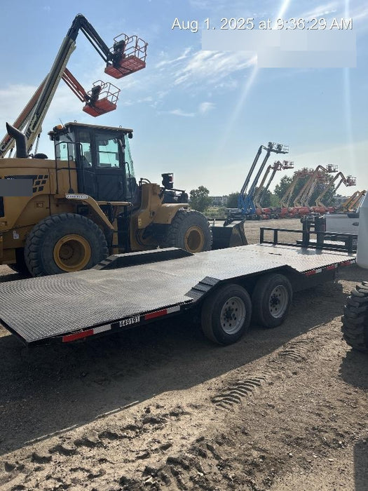 2025 TEXAS PRIDE TRAILERS 21' Lowboy Gravity Tilt Bed 14K Bumper Pull Trailer