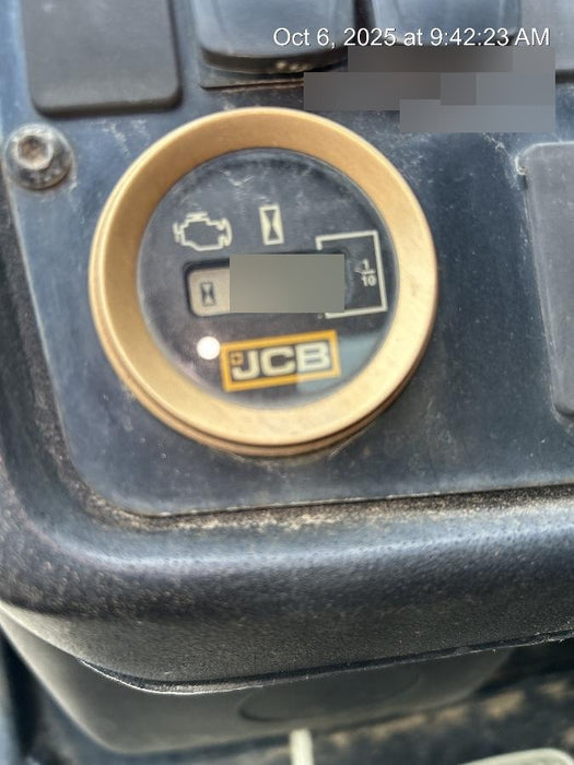 2019 JCB 509-42 Open ROPS, 74 HP, Solid Tires, Worklights, Beacon, Aux Hydraulics, Lifting Eye 66" Carriage/60" Forks