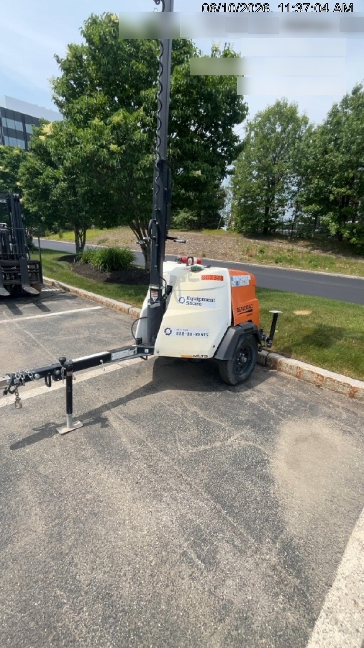 2023 Generac MLT2 Diesel, Flex Switch 120V Input, Powerzone Controller, 
(4) 320W LED Lights, 4kW Generator, 39.9 Gal Fuel Tank, 2" Ball, T3