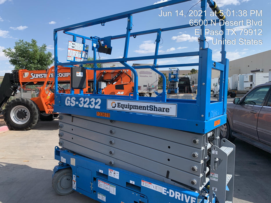 2021 Genie GS-3232 Electric Drive, NM Sld Tires, Bcn, EST