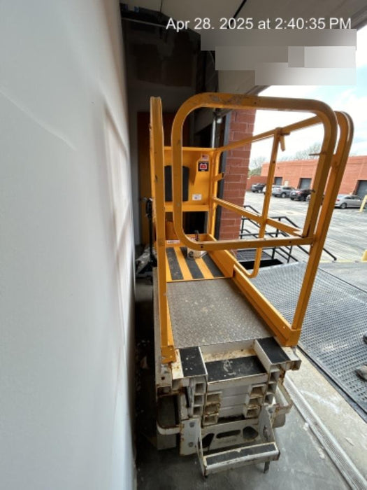 Custom Equipment HB-1430 <ul>
 <li>Hy-Brid Scissor Lift</li>
  <li>Platform capacity up to 670 lbs.</li>
  <li>Working height up to 20 ft</li>
  <li>Weighs under 1,700 lbs.</li>
  <li>Non-marking wheels </li>
</ul>