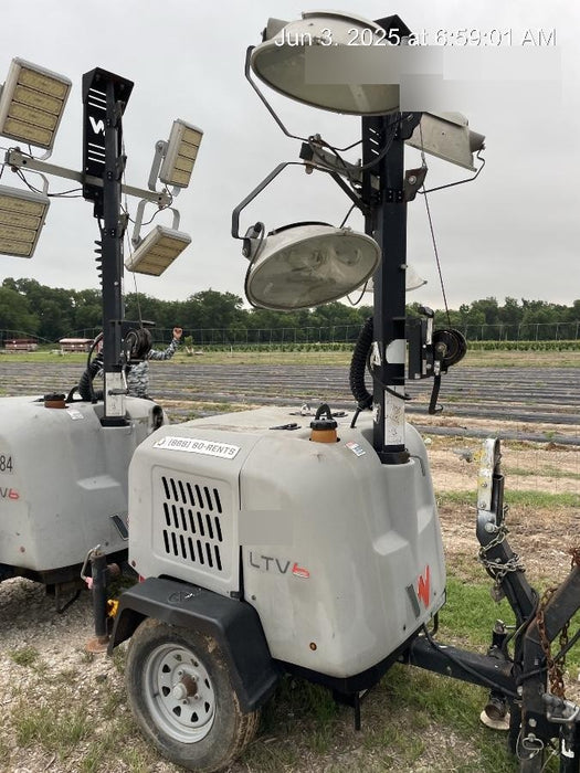 2018 Wacker Neuson LTV6L-MH Wacker Neuson LTV6L Mobile Light Tower w/Fuel Level Sensor Installed